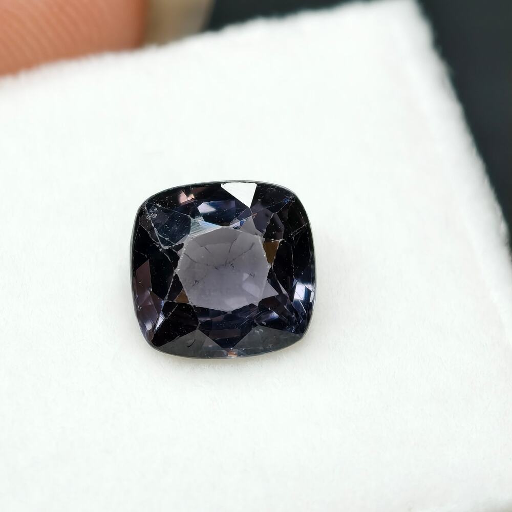 1.83ct Natural Burmese Spinel Dark Blue Violet No Treatment
